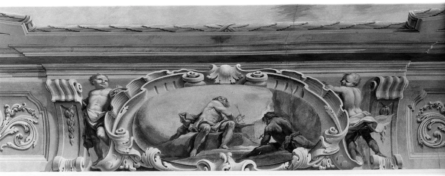 Vulcano forgia il fulmine di Giove - Palazzo Allegri, Verona